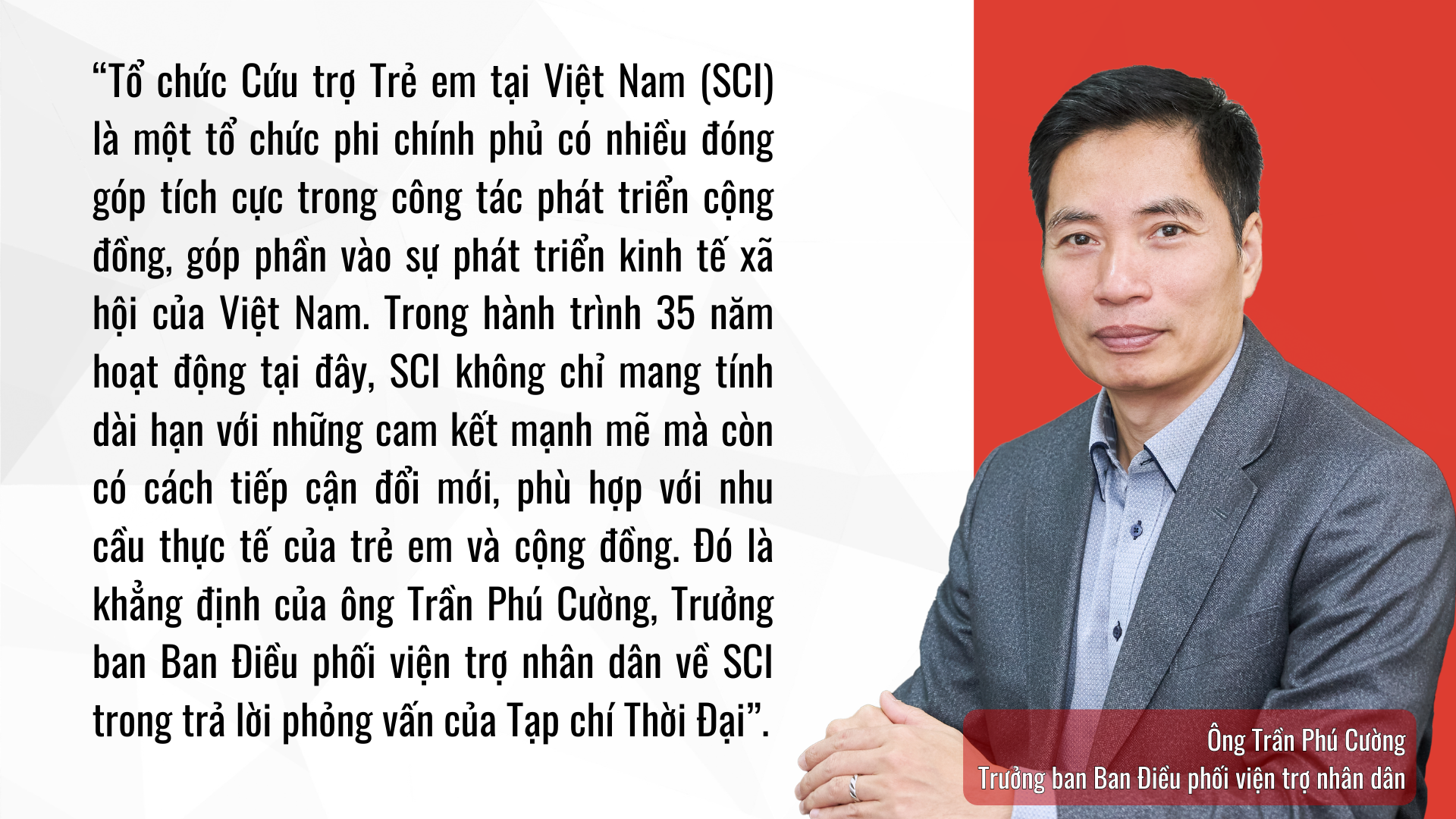 Save the Children International (SCI) - Cam kết mạnh mẽ, đổi mới linh hoạt vì trẻ em và cộng đồng
