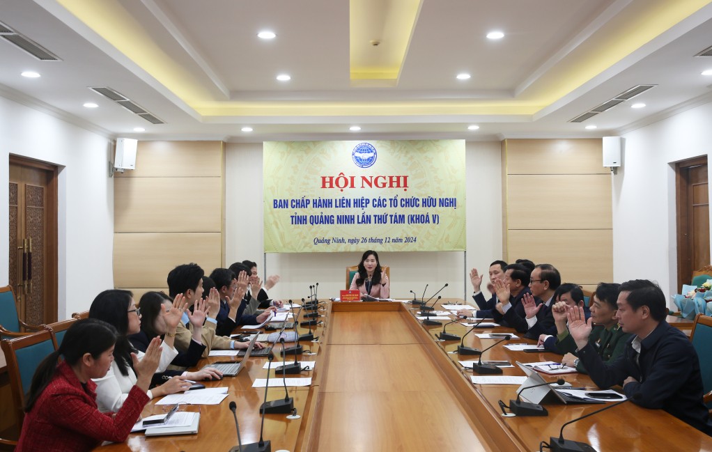 Hội nghị BCH Li&ecirc;n hiệp c&aacute;c tổ chức hữu nghị tỉnh Quảng Ninh lần thứ t&aacute;m, kho&aacute; V, nhiệm kỳ 2020 - 2025