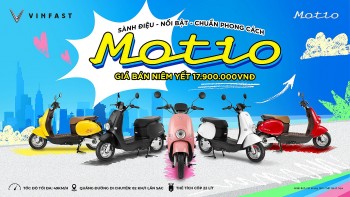 Vinfast ra mắt xe máy điện Motio dành cho học sinh