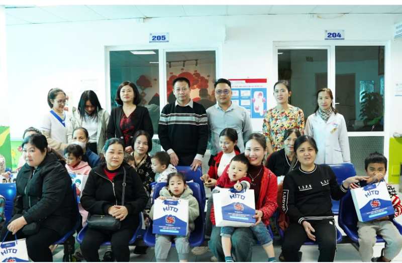 Hito mang đến nụ cười cho Bệnh nhi Thái Bình những ngày sát tết