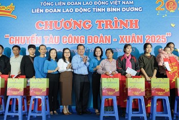 tang hon 3000 ve tau ve xe cho cong nhan nguoi lao dong tai binh duong ve que don tet