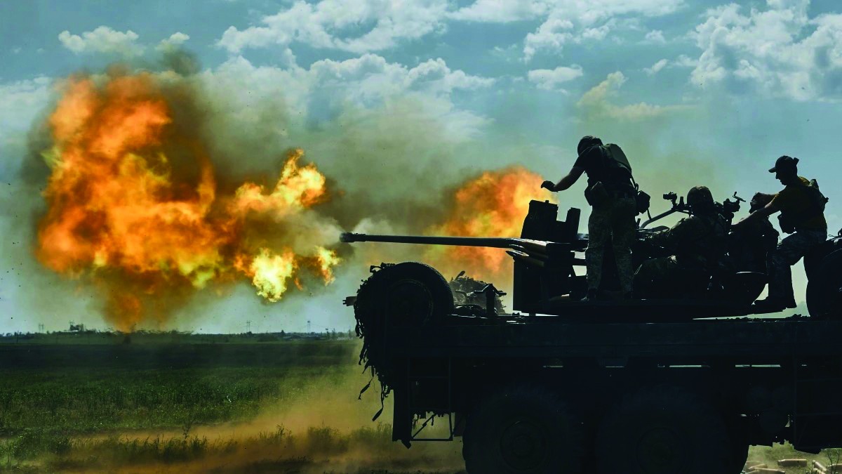Quân đội Ukraine ở thành phố Bakhmut. (Ảnh: USA Today) 