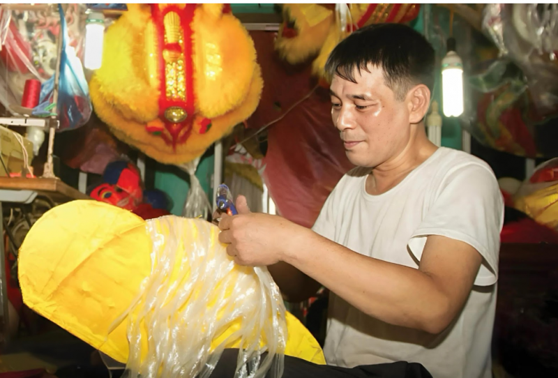 Nghệ nhân Trần Anh Phong (Ảnh: Bảo Ngọc)