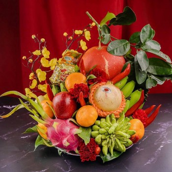 Mâm ngũ quả ngày Tết: Biểu tượng của năm mới sung túc và may mắn