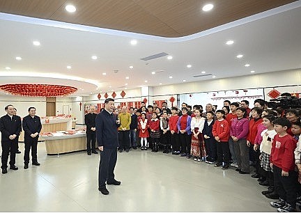 Tổng Bí thư Trung Quốc Tập Cận Bình gửi lời chúc Tết Nguyên đán tới nhân dân các dân tộc cả nước