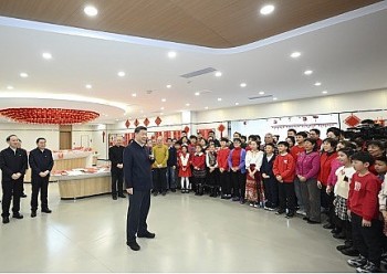 Tổng Bí thư Trung Quốc Tập Cận Bình gửi lời chúc Tết Nguyên đán tới nhân dân các dân tộc cả nước