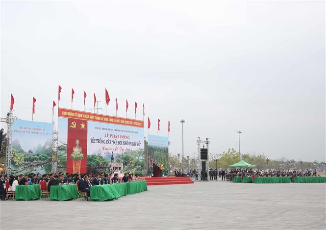 Tổng Bí thư Tô Lâm dự Lễ phát động Tết trồng cây "Đời đời nhớ ơn Bác Hồ"