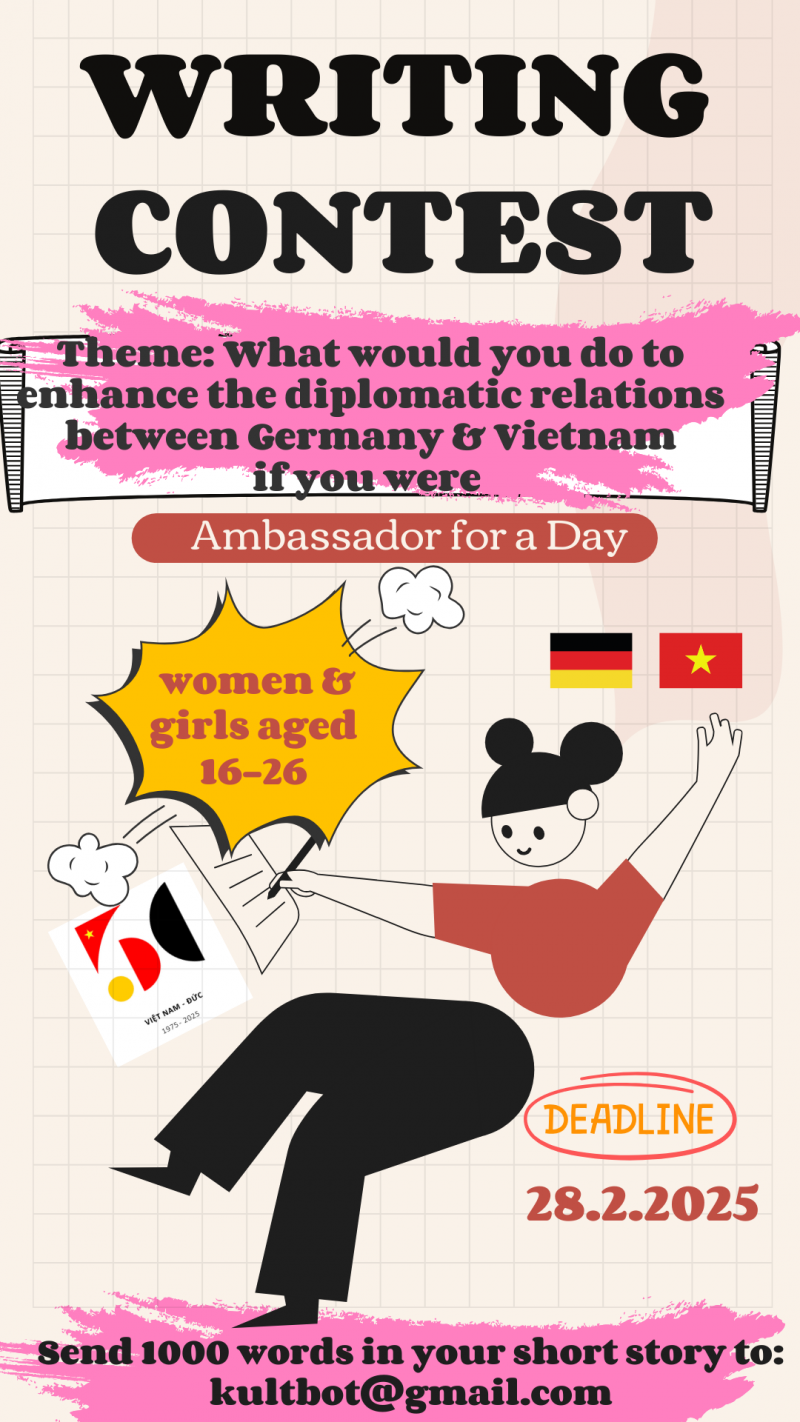 dai su quan duc phat dong cuoc thi viet voi chu de mot ngay lam dai su