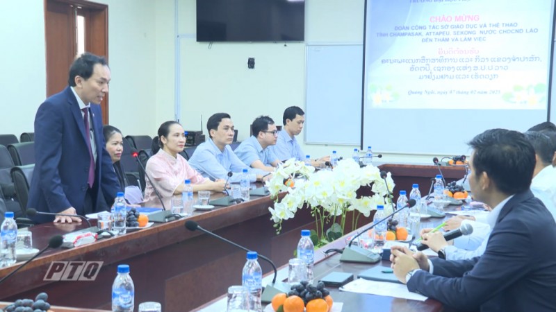 Quảng Ngãi, Thái Nguyên đón lưu học sinh Lào nhập học