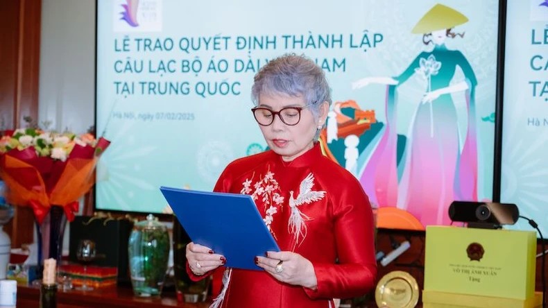 Thành lập Câu lạc bộ Di sản áo dài Việt Nam tại Trung Quốc