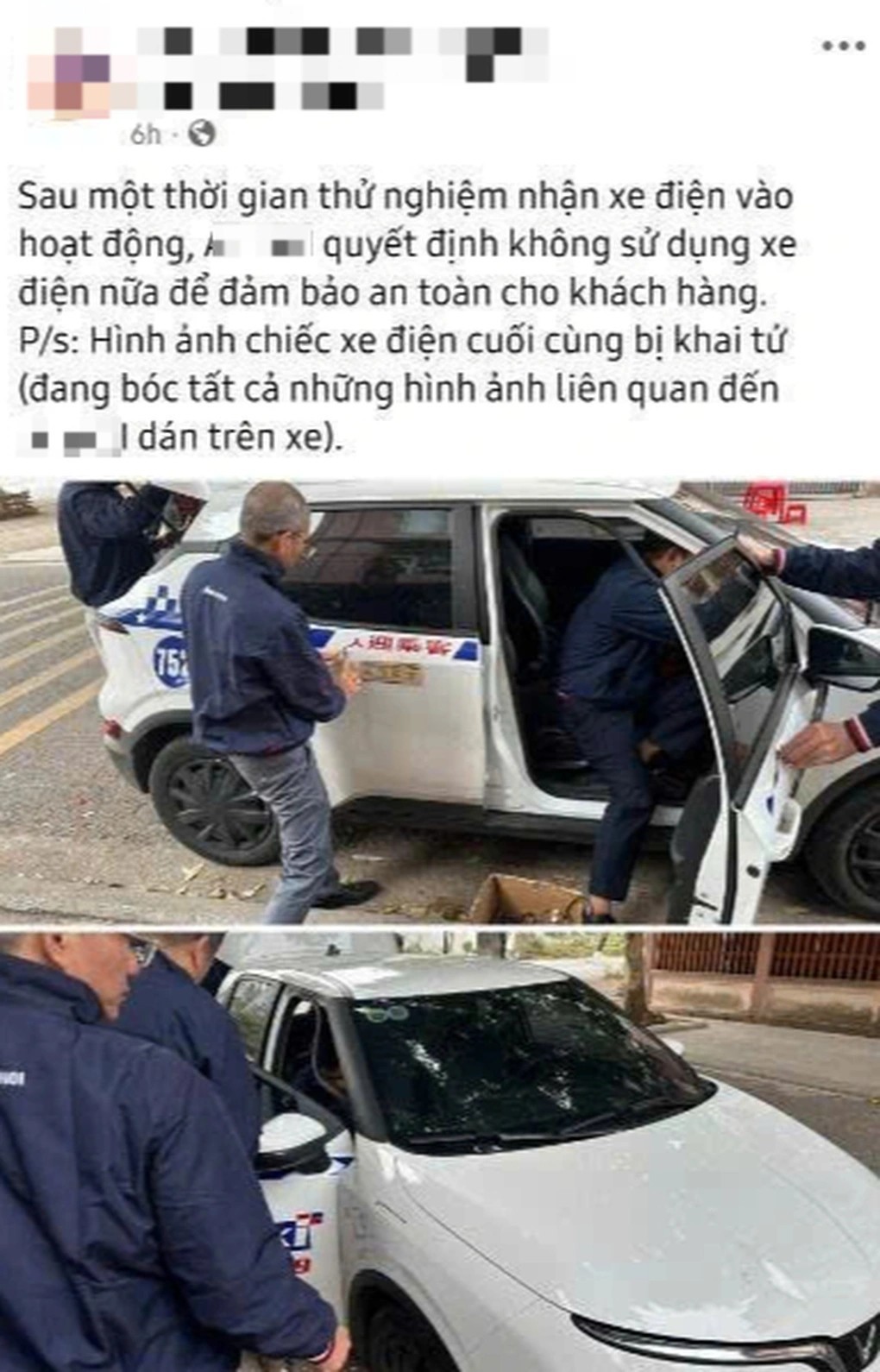 Thực hư thông tin xe điện không "đảm bảo an toàn cho khách hàng"