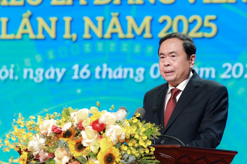 Chủ tịch Quốc hội Trần Thanh Mẫn phát biểu (Ảnh: Hải Nguyễn).