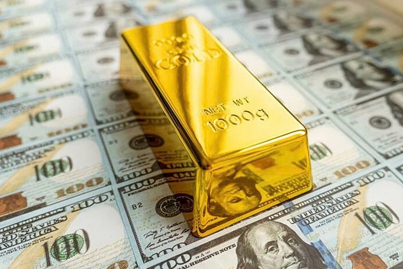 Đồng USD suy yếu đẩy giá vàng thế giới tăng trở lại