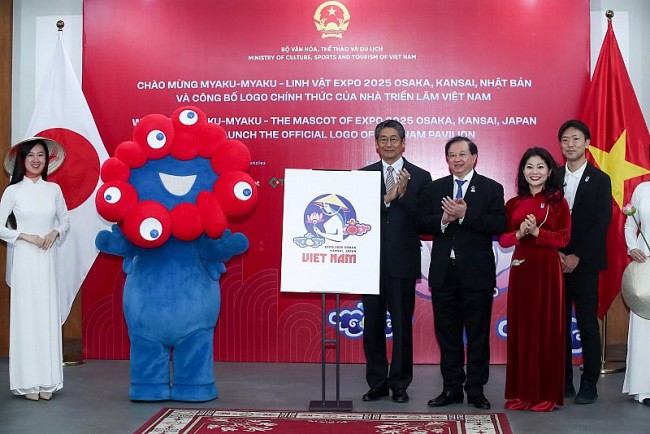 Logo Nhà Triển lãm Việt Nam tại EXPO 2025: Giao thoa văn hóa Việt – Nhật
