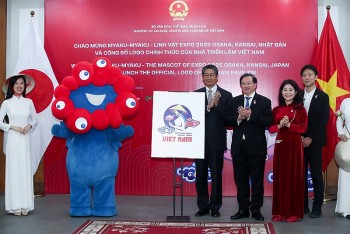 Logo Nhà Triển lãm Việt Nam tại EXPO 2025: Giao thoa văn hóa Việt – Nhật