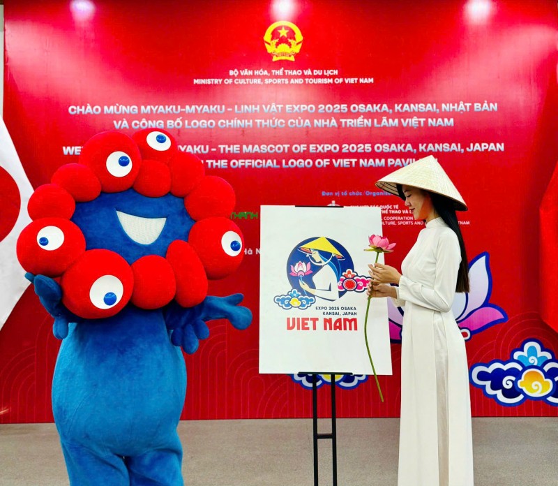 Logo Nhà Triển lãm Việt Nam tại EXPO 2025: Giao thoa văn hóa Việt – Nhật
