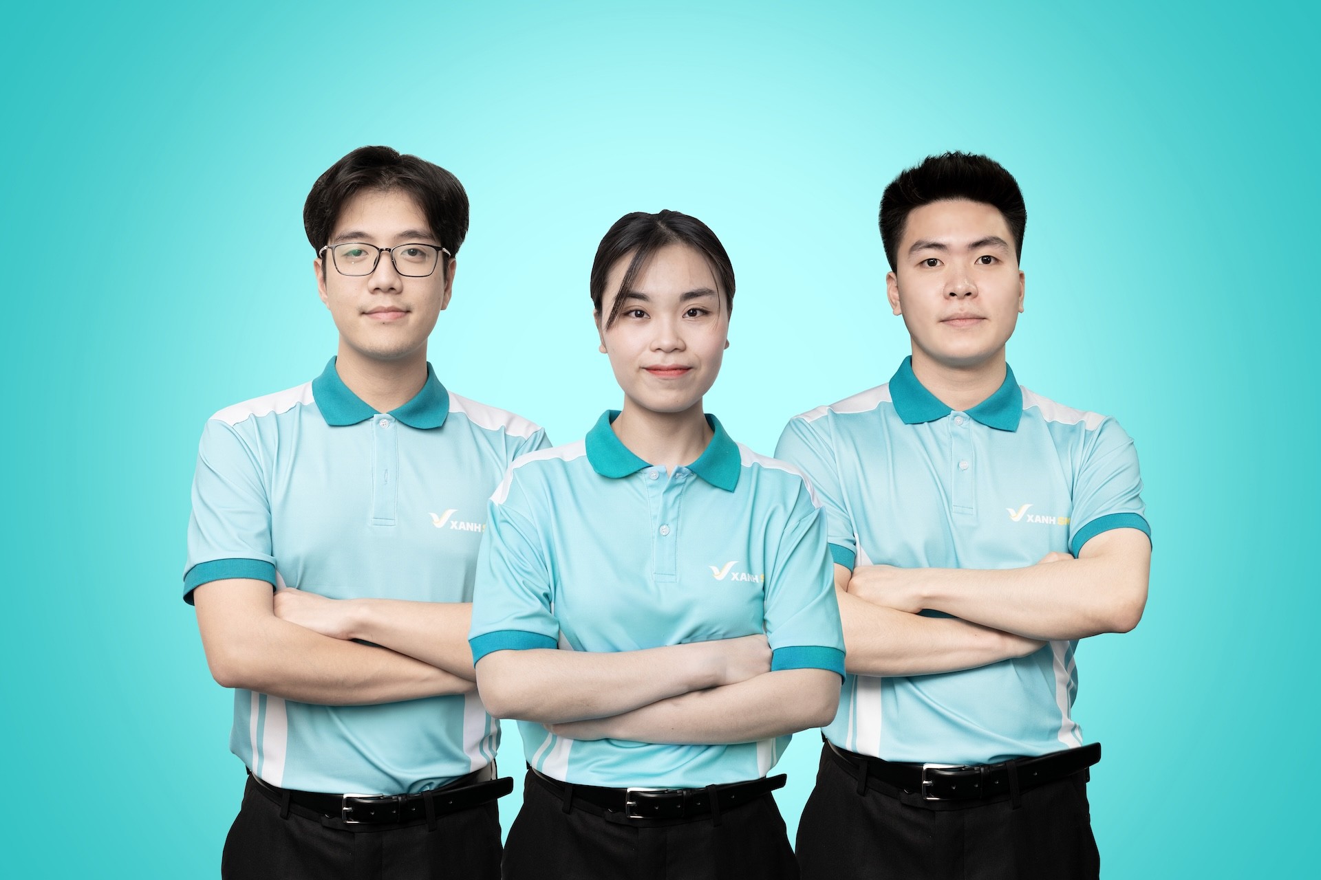 Ảnh: Đội ngũ phục vụ Xanh SM Premium được chọn lọc từ những tài xế đạt điểm đánh giá từ 4,85 sao trở lên