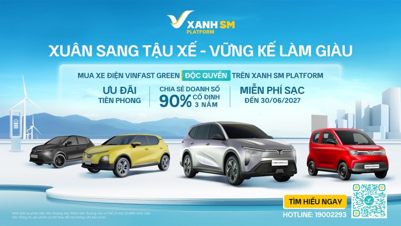 GSM bắt đầu nhận đặt cọc cho 4 dòng xe VinFast Green từ ngày 17/03/2025