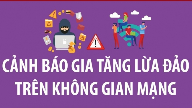 Cảnh báo gia tăng lừa đảo trên không gian mạng
