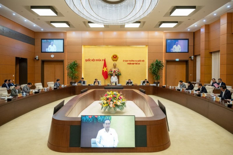 oàn cảnh phiên họp. Ảnh: Quốc hội
