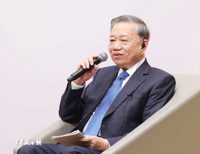Tổng Bí thư Tô Lâm chia sẻ 3 nội dung tại Trường Chính sách công Lý Quang Diệu