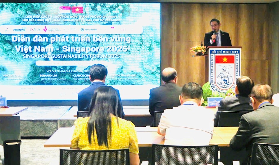 Kết nối doanh nghiệp Việt Nam - Singapore hướng đến sản xuất bền vững