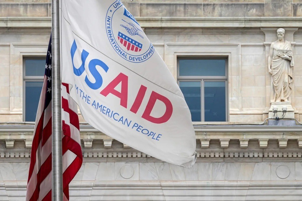 Bên ngoài trụ sở USAID ở thủ đô Washington D.C, Mỹ. (Ảnh: Insight)