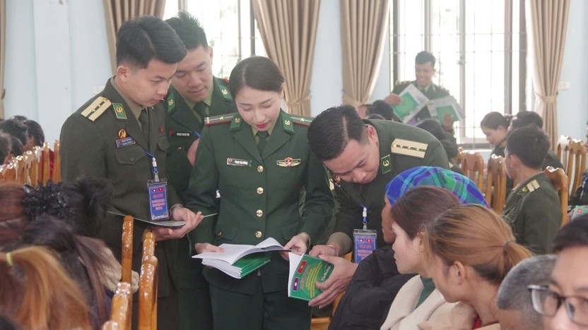 Sĩ quan trẻ góp phần xây dựng biên giới Việt - Lào hòa bình, hữu nghị, hợp tác, phát triển