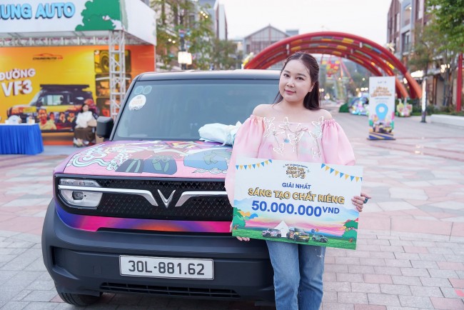 Những chiếc minicar VinFast đẹp “không thể rời mắt” giành giải tại ngày hội lớn của cộng đồng VF 3