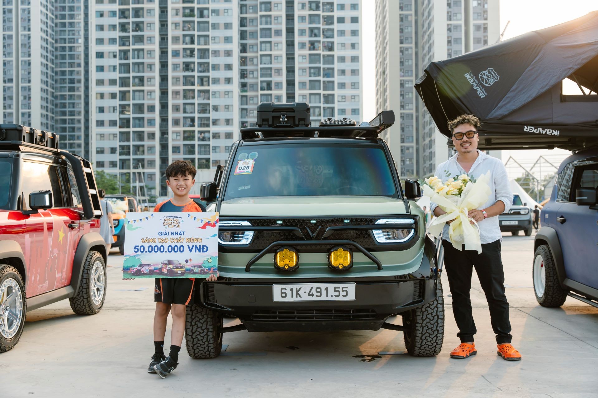 Những chiếc minicar VinFast đẹp “không thể rời mắt” giành giải tại ngày hội lớn của cộng đồng VF 3
