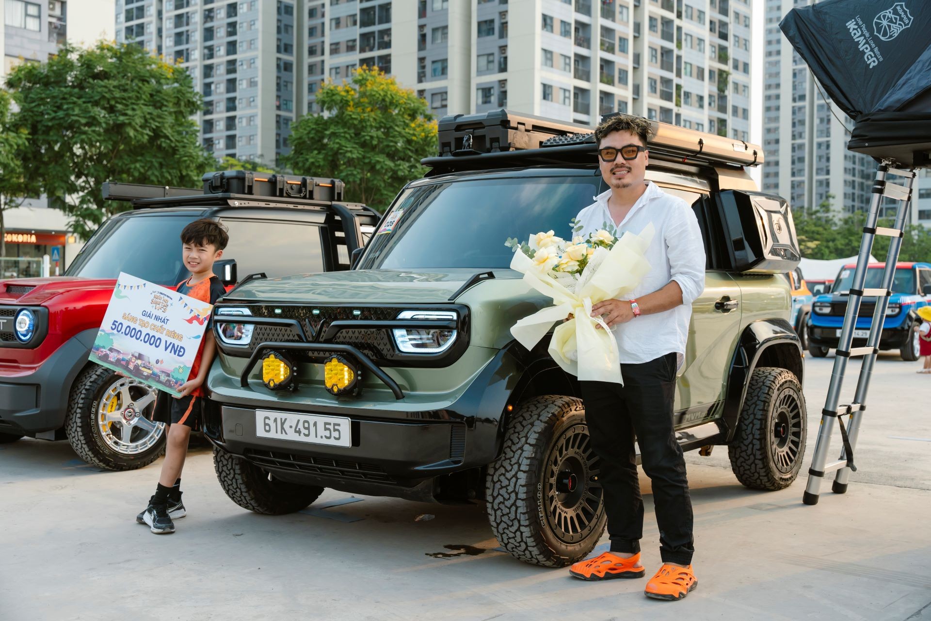 VinFast VF 3 phong cách camping thắng giải “Sáng tạo Chất riêng, Độc bản Cá tính”, nhận tổng giải thưởng 150 triệu đồng