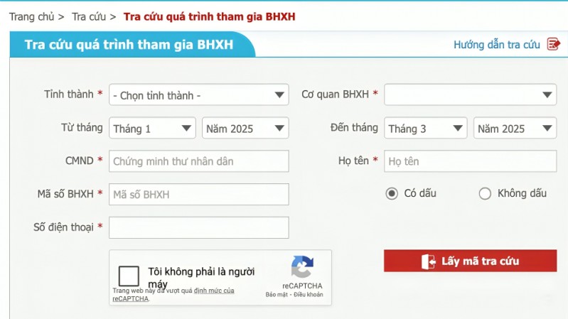 Cách kiểm tra thông tin CCCD đã được cập nhật trên hệ thống BHXH chưa?