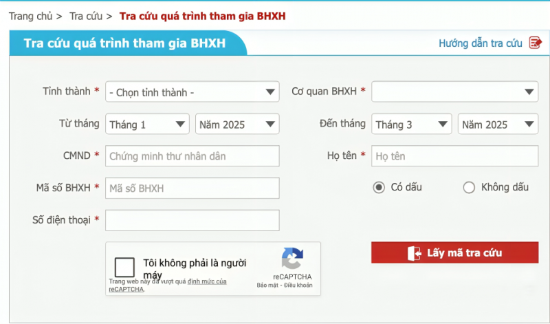 Cách kiểm tra thông tin CCCD đã được cập nhật trên hệ thống BHXH chưa?