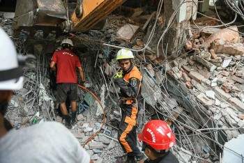 Các quốc gia hỗ trợ Myanmar cứu hộ cứu nạn sau động đất