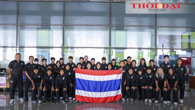 U17 nữ Thái Lan đến Việt Nam, sẵn sàng cho trận bóng đá giao hữu