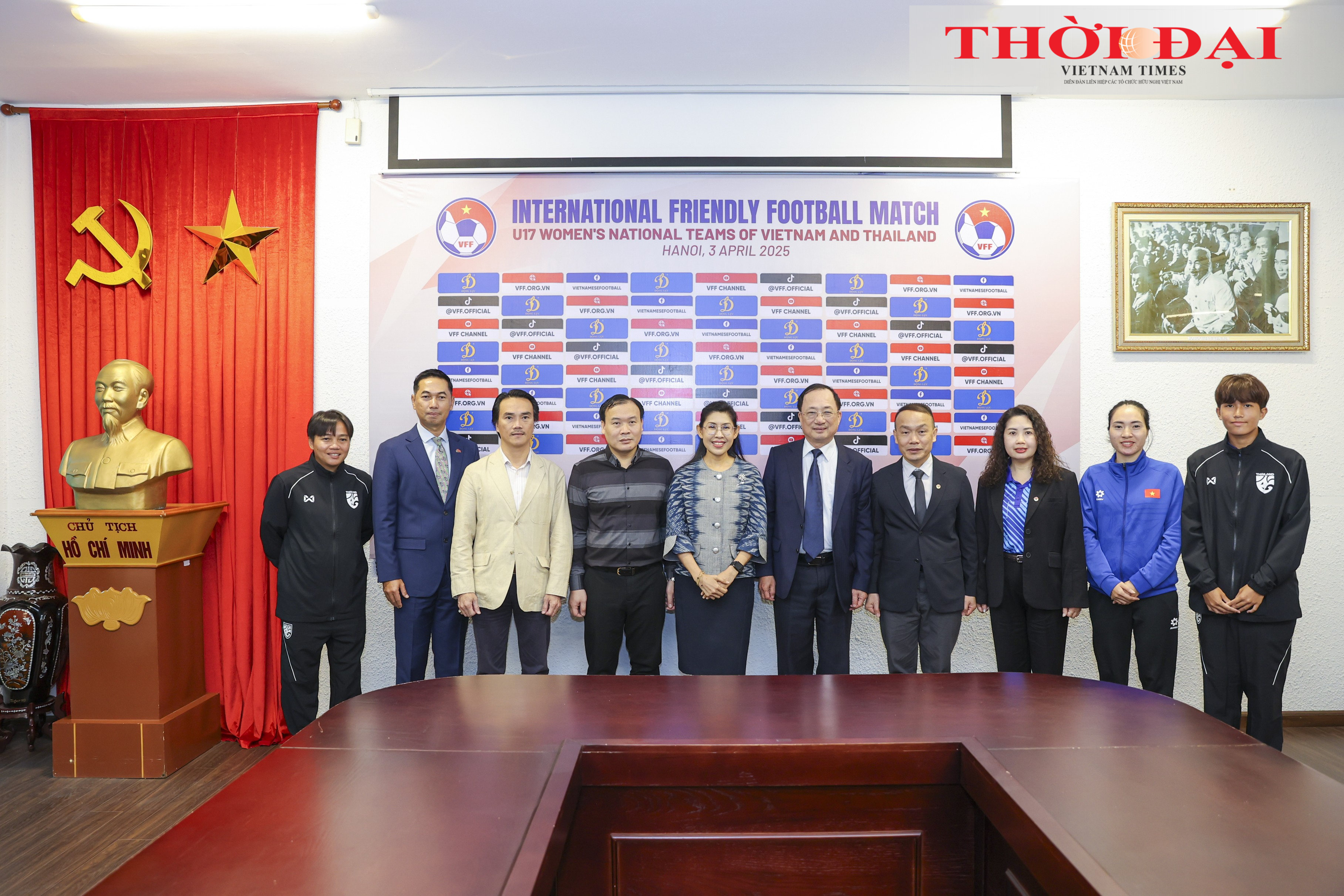 Giao hữu U17 nữ Việt Nam - Thái Lan: thắt chặt tình đoàn kết qua bóng đá