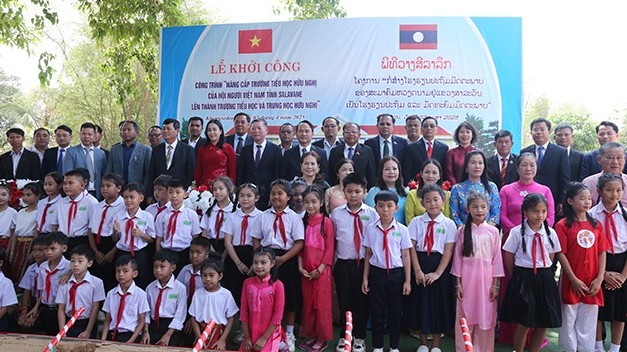Đà Nẵng hỗ trợ xây dựng Trường Tiểu học và Trung học Hữu nghị tại Lào
