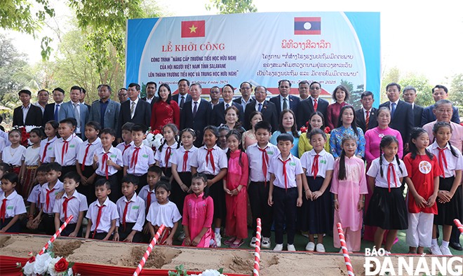 Đà Nẵng hỗ trợ xây dựng Trường Tiểu học và Trung học Hữu nghị tại Lào