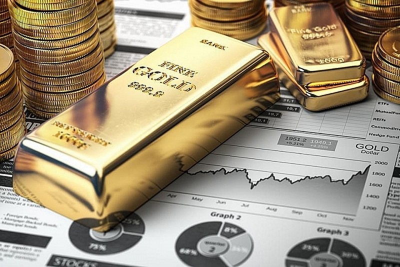 Giá vàng thế giới tăng mạnh sau khi Mỹ áp thuế đối ứng với một loạt nền kinh tế