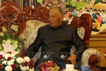 Điện chia buồn nguyên Chủ tịch Đảng, nguyên Chủ tịch nước Lào Khamtai Siphandone từ trần