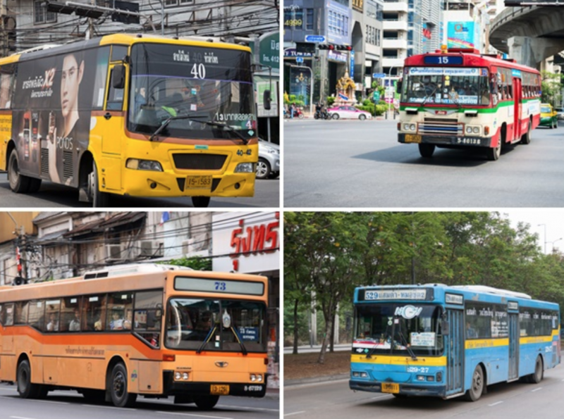 Các phương tiện di chuyển phổ biến tại Thái Lan