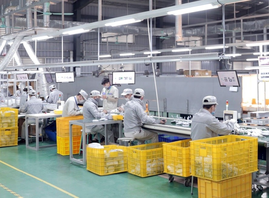 Sản xuất công nghiệp quý I tiếp tục khởi sắc. Ảnh minh hoạ