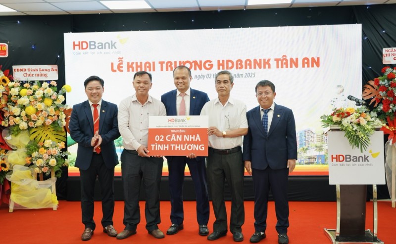 Khai trương chi nhánh HDBank Tân An, điểm giao dịch thứ 377 của HDBank