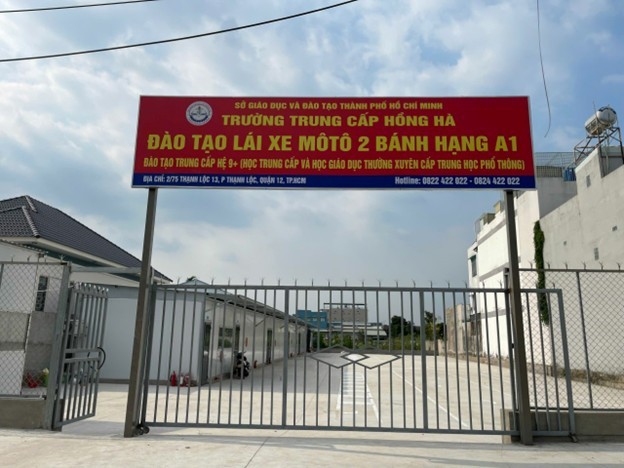Trường Trung cấp Hồng Hà tuyển sinh giáo dục thường xuyên, được phép đào tạo lái xe