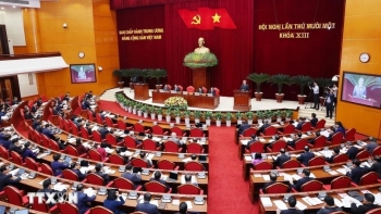 thong cao bao chi ve ngay lam viec thu hai cua hoi nghi trung uong 11 khoa xiii
