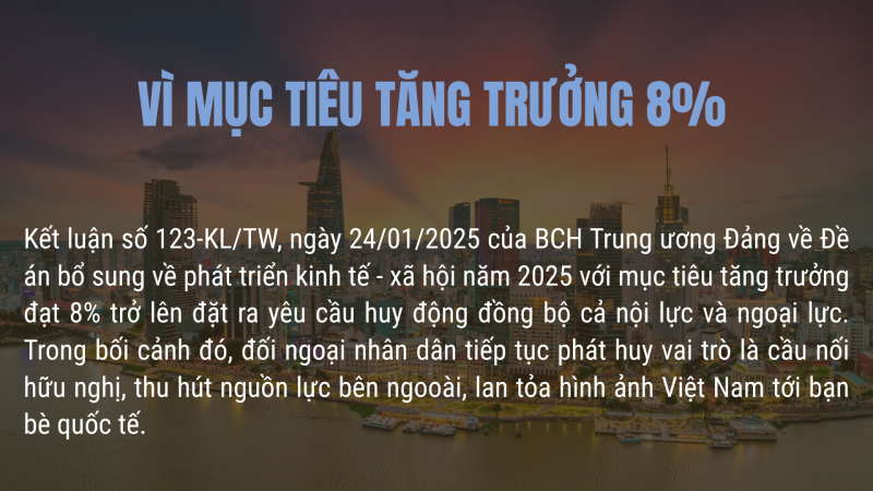 Vì mục tiêu tăng trưởng 8%