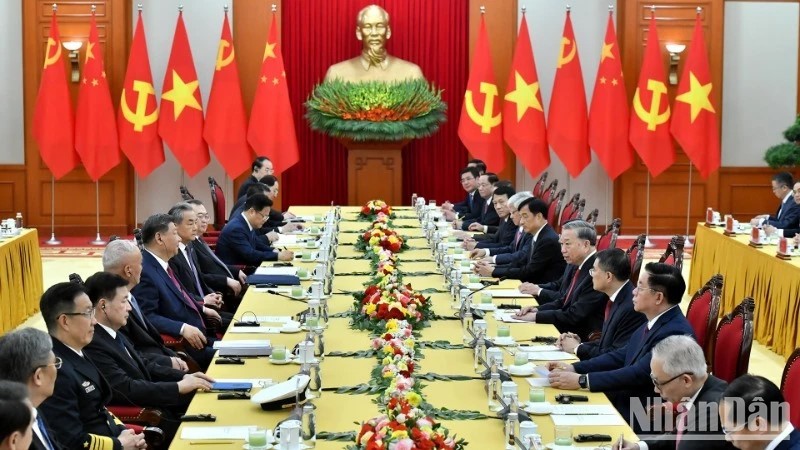 Tổng Bí thư Tô Lâm hội đàm với Tổng Bí thư, Chủ tịch nước Trung Quốc