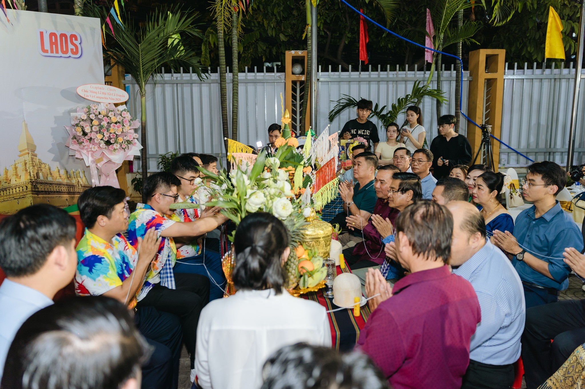 Sinh viên Lào, Campuchia vui Tết cổ truyền trong không khí thắm tình hữu nghị