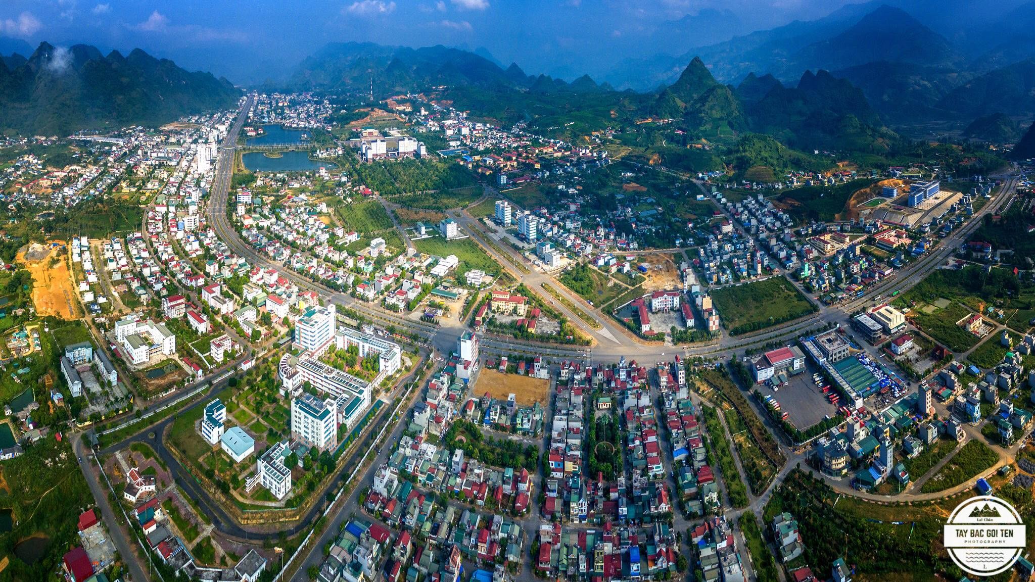 Quang cảnh thành phố Lai Châu. (Ảnh: Tây Bắc gọi tên