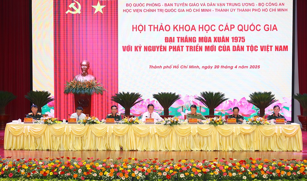 Hội thảo khoa học cấp quốc gia “Đại thắng mùa Xuân 1975 với kỷ nguyên phát triển mới của dân tộc Việt Nam”